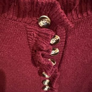 Burgundy sweater